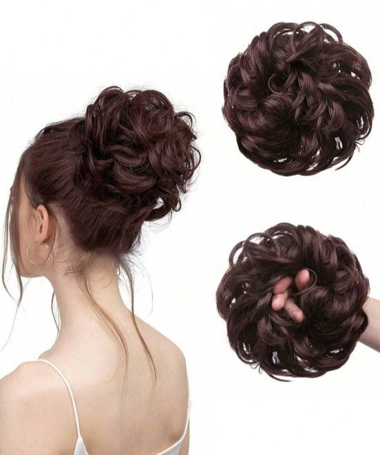 MESSY HAIR DONUT SCRUNCHIE | HAIR TRENDZ